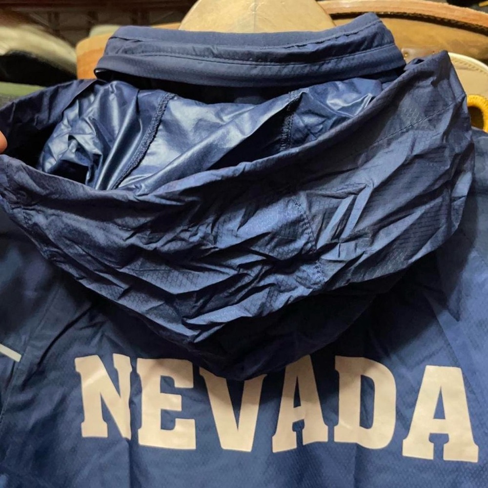 university of Nevada Wolfpack Nike windbreaker college sports full zip jacket - Picture 5 of 6